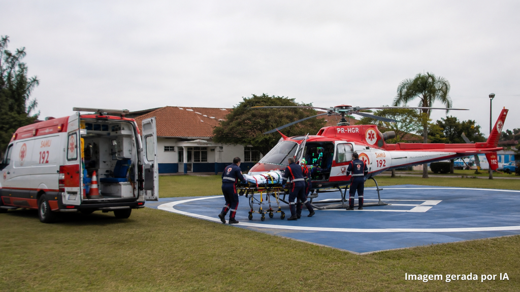 Mulher sofre engasgo, tem parada cardiorrespiratória e é reanimada em Imbituba