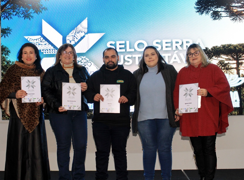 Empresas de Otacílio Costa conquistam Selo Prata de Sustentabilidade Turística