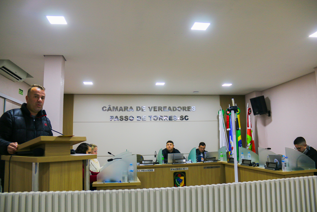 CÂMARA DE VEREADORES DE PASSO DE TORRES REALIZA A 21ª SESSÃO ORDINÁRIA DO LEGISLATIVO MUNICIPAL