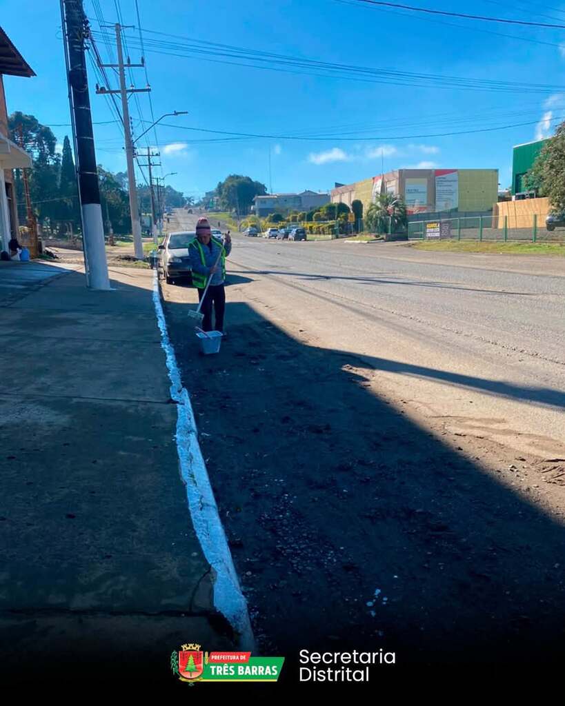 Três Barras: Secretaria Distrital realiza ações pelo São Cristóvão