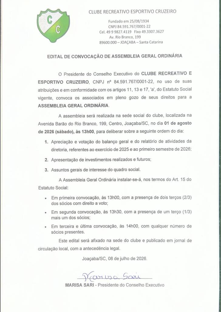 PUBLICAÇÃO LEGAL