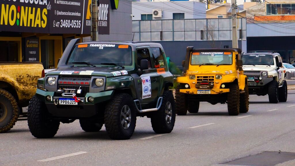 Transcatarina movimenta Canoinhas reunindo apaixonados pelo off-road