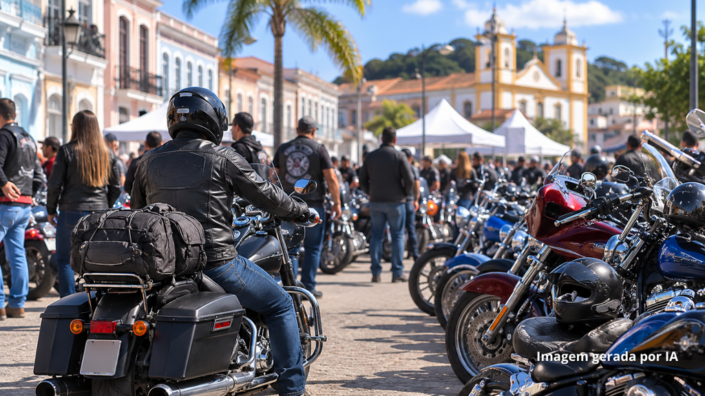 Moto Laguna de Inverno reúne motociclistas de várias regiões e reforça segurança em Laguna