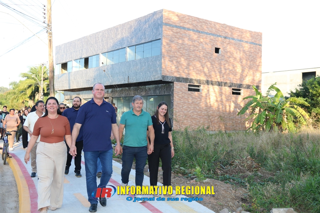 PREFEITURA DE MAMPITUBA INAUGURA A CICLOVIA ÉLIO DE FARIAS MATOS