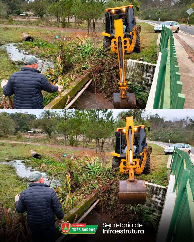 Três Barras: Bairro Bom Jesus recebe ações de Infraestrutura