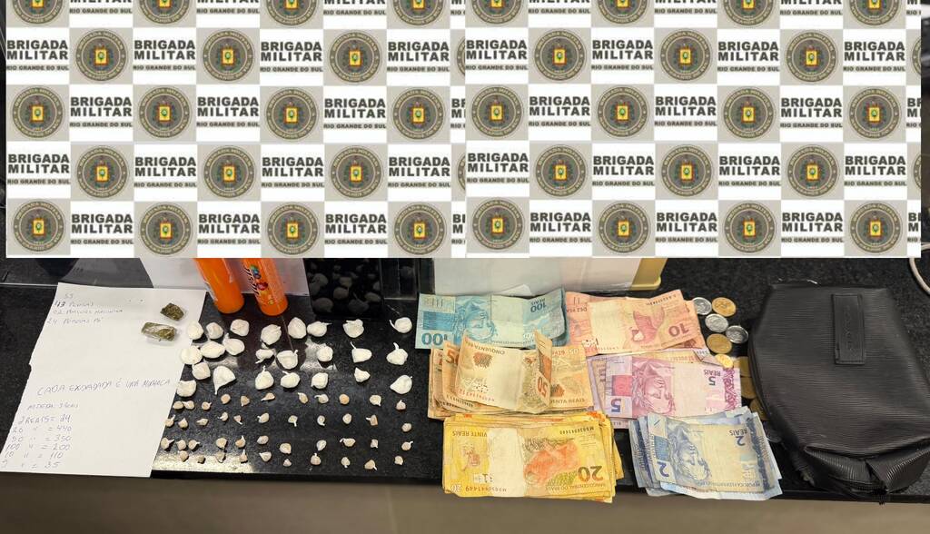 HOMEM É PRESO POR TRÁFICO DE DROGAS EM CAPÃO DA CANOA