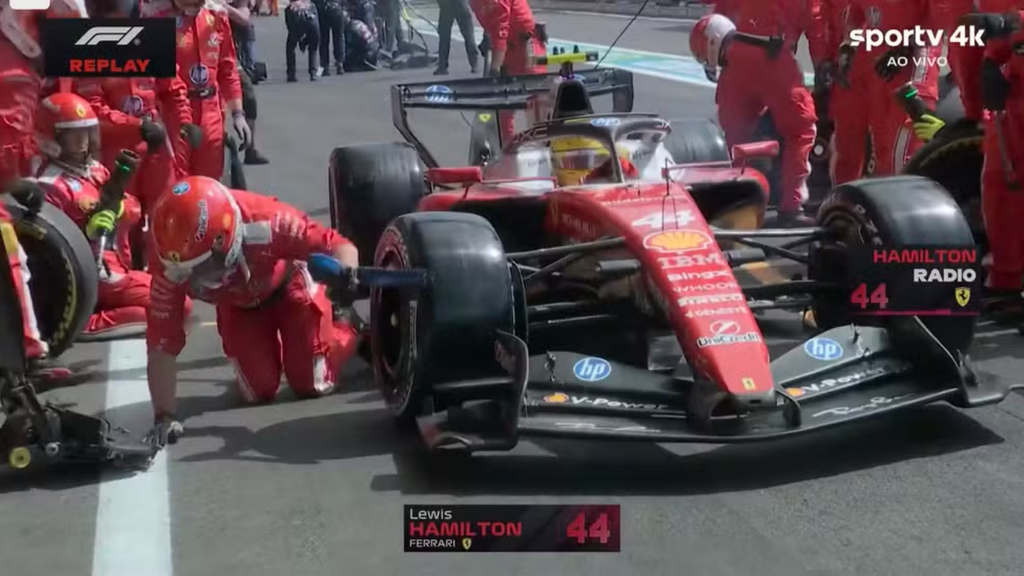 Hamilton atropela mecânico durante pit stop, e Ferrari é multada em R$ 175 mil no GP da Bélgica