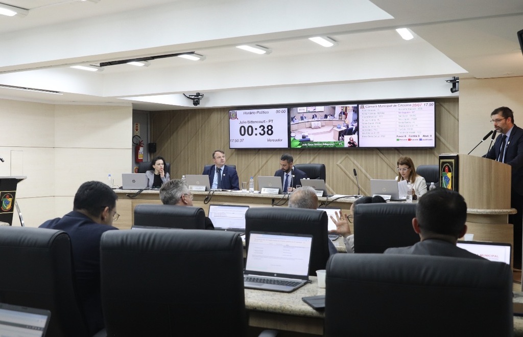 Resumo da 45ª Sessão Ordinária da 2ª Sessão Legislativa da 20ª Legislatura da Câmara de Criciúma