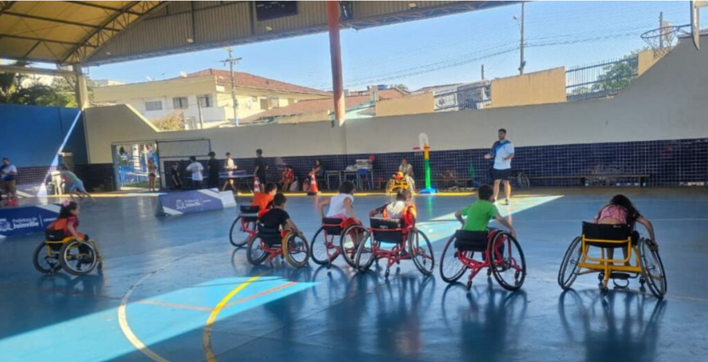 Férias em Joinville têm esporte, recreação e Giro Paradesportivo em vários bairros