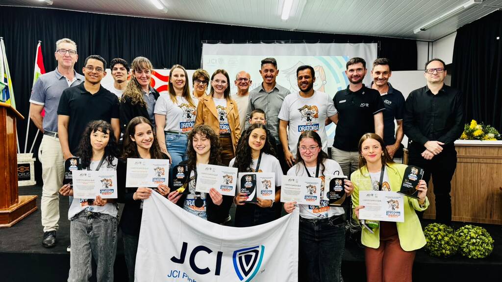 JCI Pinhalzinho define vencedores do Oratória nas Escolas 2026