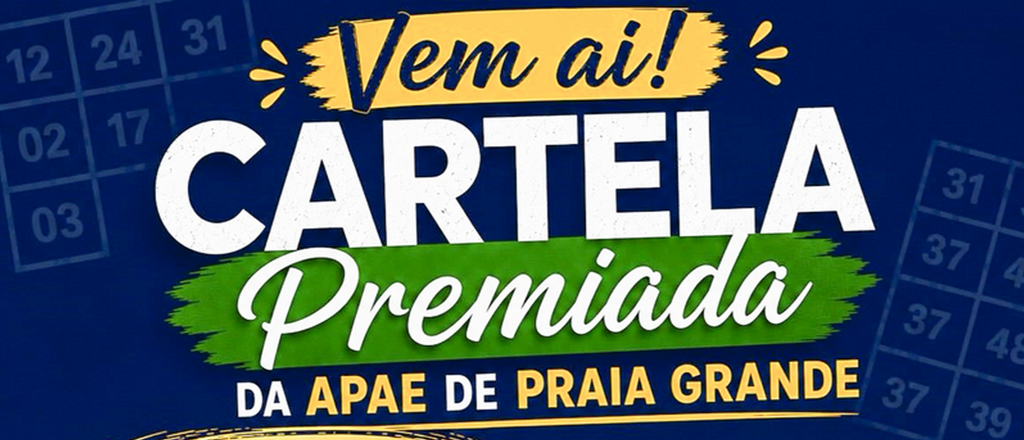 APAE DE PRAIA GRANDE PROMOVE NA SEXTA-FEIRA (31), O TRADICIONAL BINGO BENEFICENTE