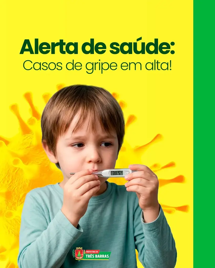 Saúde divulga carrossel com informações importantes sobre o aumento dos casos de Influenza