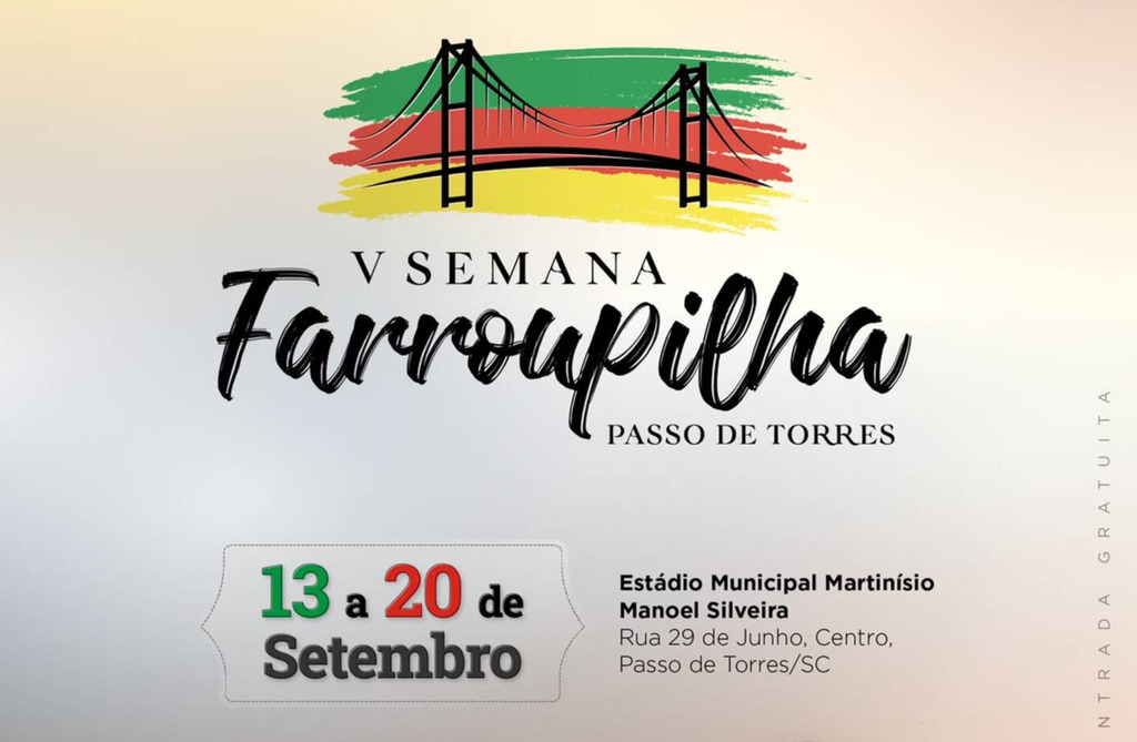 ADMINISTRAÇÃO MUNICIPAL DE PASSO DE TORRES COMEÇA OS PREPARATIVOS PARA A REALIZAÇÃO DA V SEMANA FARROUPILHA