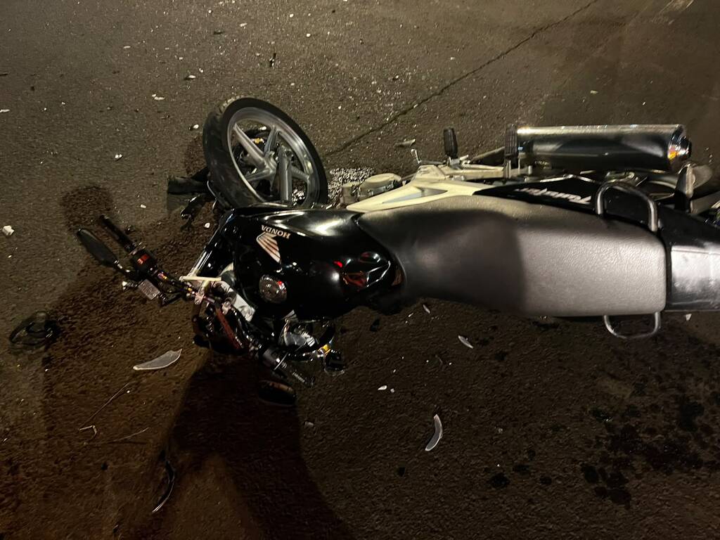 Motociclista fica gravemente ferido em colisão com caminhonete em Xanxerê