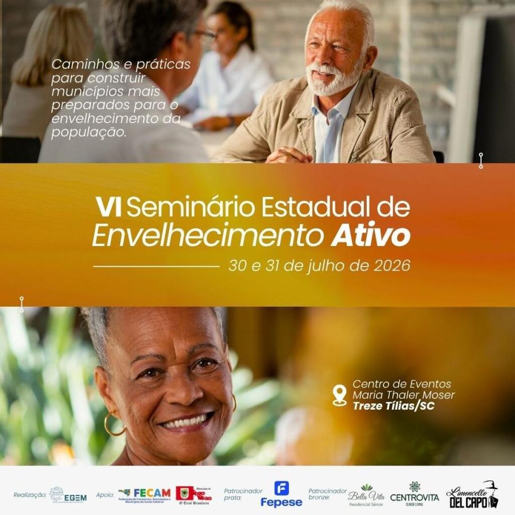 Treze Tílias recebe VI Seminário Estadual de Envelhecimento Ativo