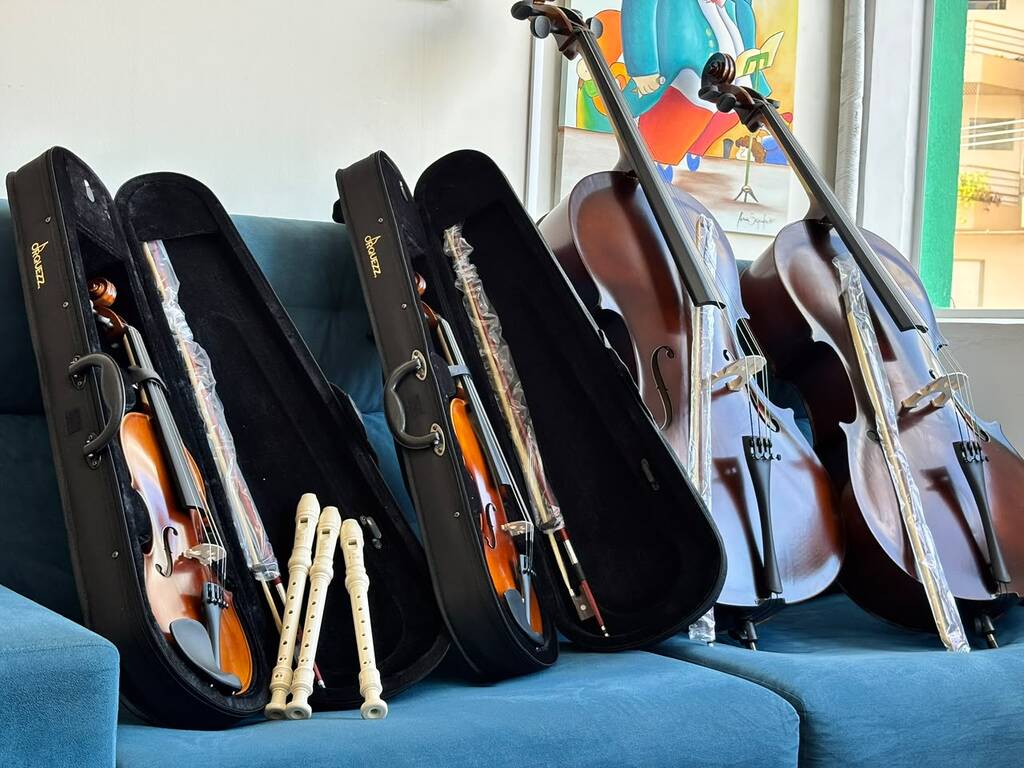 Secretaria de Cultura investe mais de R$ 20 mil em novos instrumentos musicais