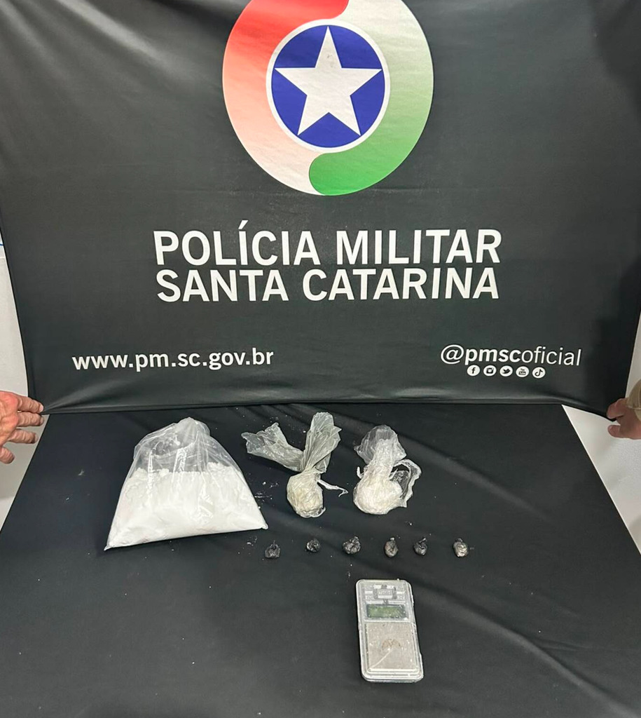 Ocorrência de tráfico e associação para o tráfico de drogas é registrada no município