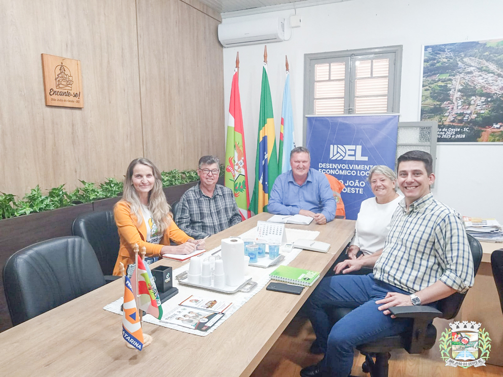 São João do Oeste planeja ações para impulsionar o desenvolvimento econômico