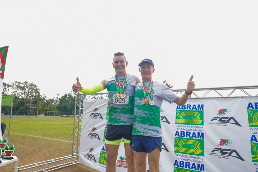 Atletas locais são destaques no Campeonato Catarinense de Atletismo Master