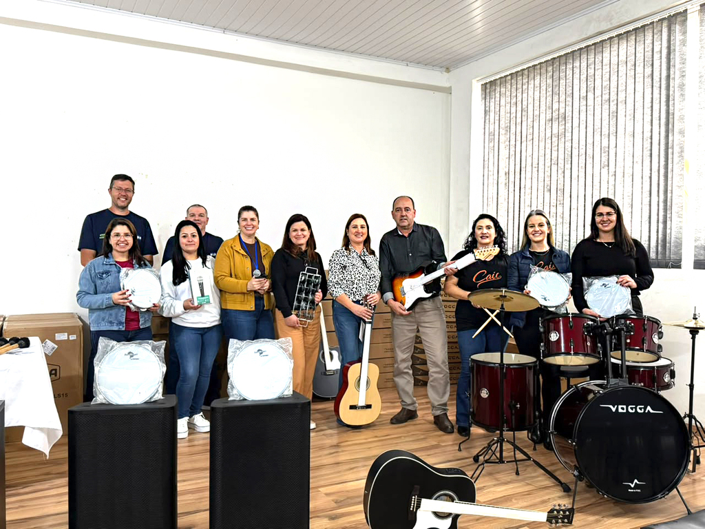 Prefeitura de Campos Novos investe mais de R$ 300 mil em oficinas de música nas escolas municipais