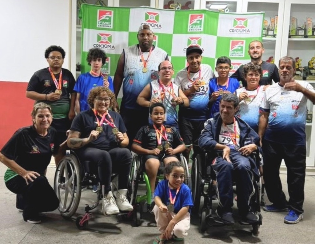 Criciúma conquista 13 medalhas no Meeting Paralímpico, em Porto Alegre