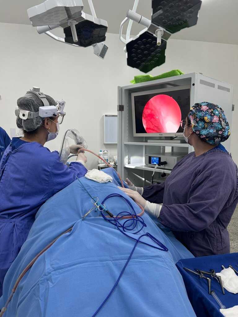 PRIMEIRA CIRURGIA DE OTORRINOLARINGOLOGIA É REALIZADA NO HOSPITAL SANTA CLARA!