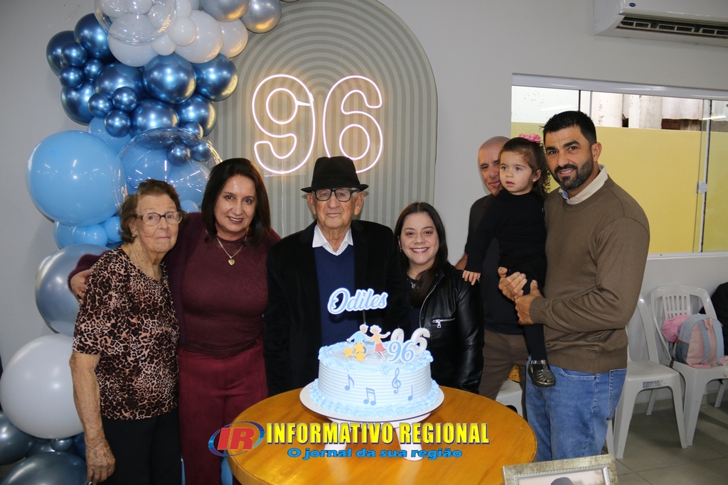 GRUPO ALEGRIA DA TERCEIRA IDADE DE SÃO JOÃO DO SUL REALIZA FESTA EM COMEMORAÇÃO AO ANIVERSÁRIO DE 96 ANOS DE ODILES JOAQUIM MACIEL