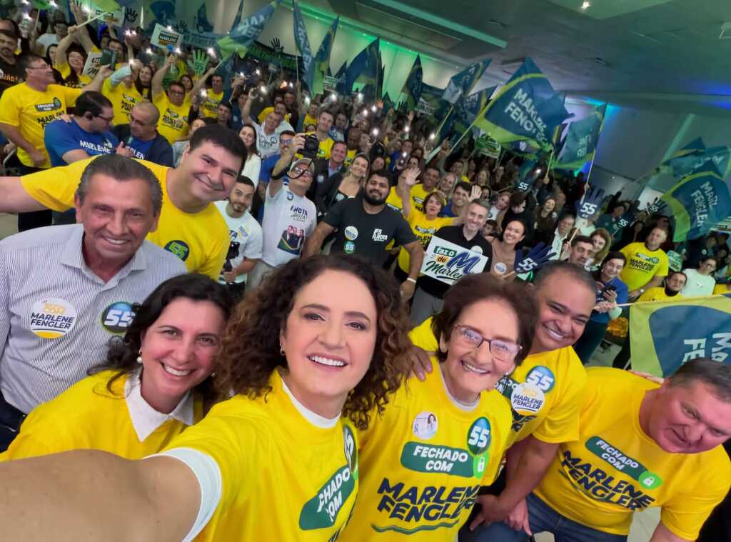 Lançamento da pré-candidatura de Marlene Fengler reúne mais de 1,5 mil pessoas em São José