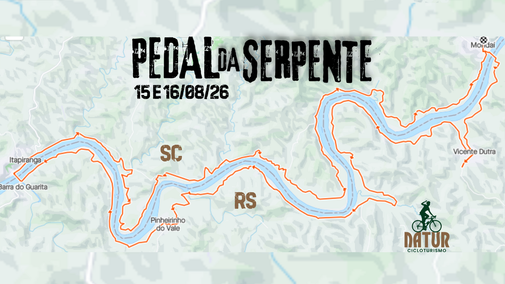 Pedal da Serpente será neste final de semana
