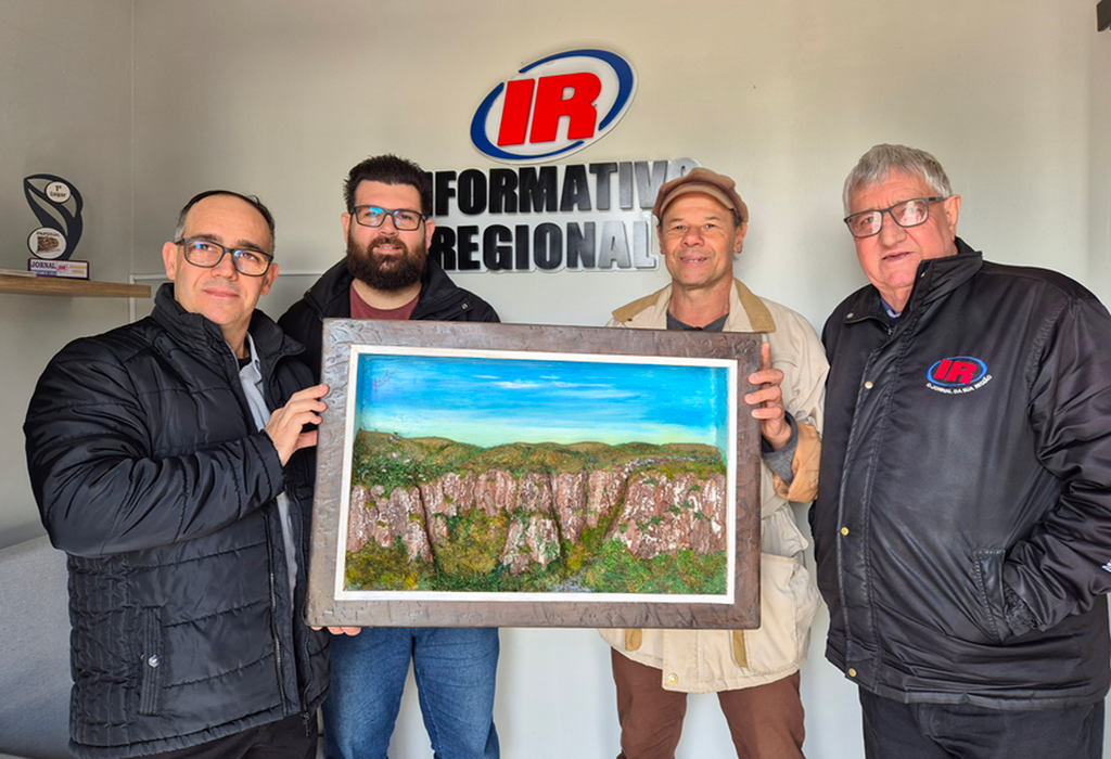 ARTISTA MARLON SELVA ENTREGA MAIS UMA OBRA DE ARTE EM SÃO JOÃO DO SUL