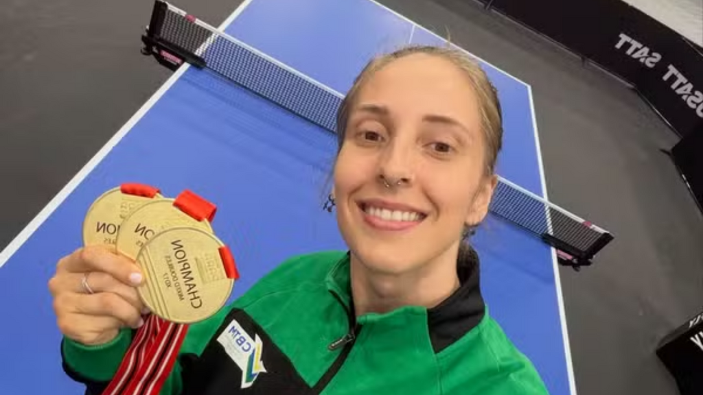 Ela foi buscar um ouro e voltou com três: catarinense se destaca nos EUA