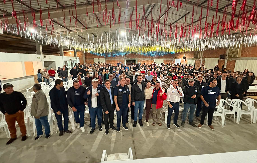 Pré-candidatos Altair Silva e André Callai participam de encontro em Lindemberg, Capinzal