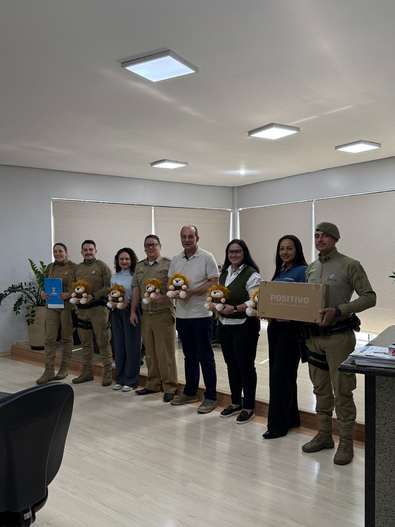 Projeto PROERD recebe investimento de R$ 25 mil do FIA de Joaçaba para ações de prevenção às drogas e à violência