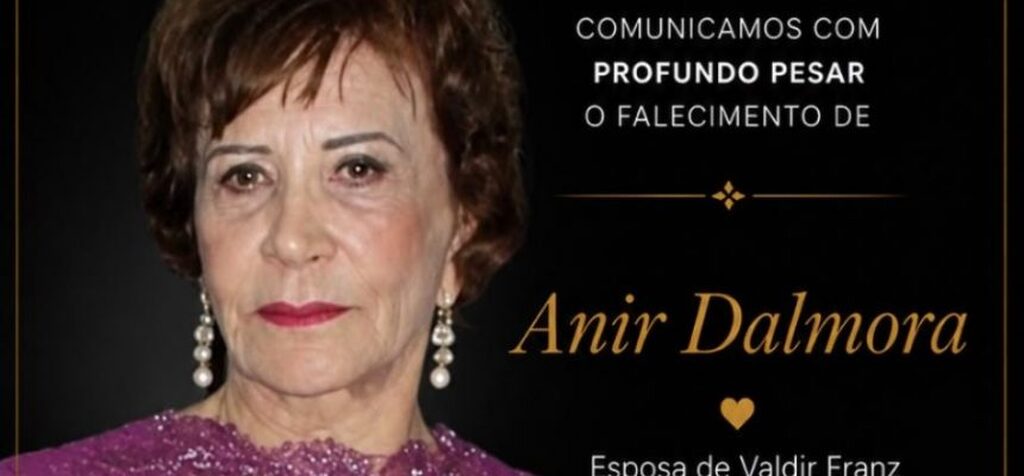 FALECIMENTO DE ANIR DALMORA – DEIXANDO FAMILIARES, AMIGOS E UMA HISTÓRIA MARCADA PELA DEDICAÇÃO À EDUCAÇÃO DE ANITA GARIBALDI
