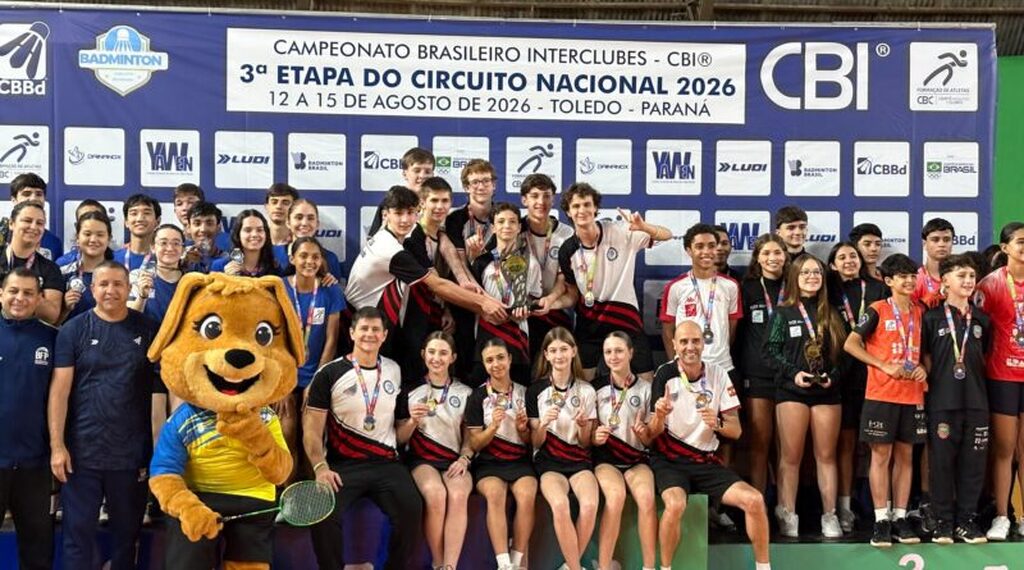 AMOB conquista título nacional Sub-17 por equipes no Circuito Brasileiro de Badminton