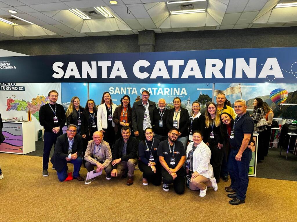 Treze Tílias ganha destaque em eventos de turismo de Santa Catarina