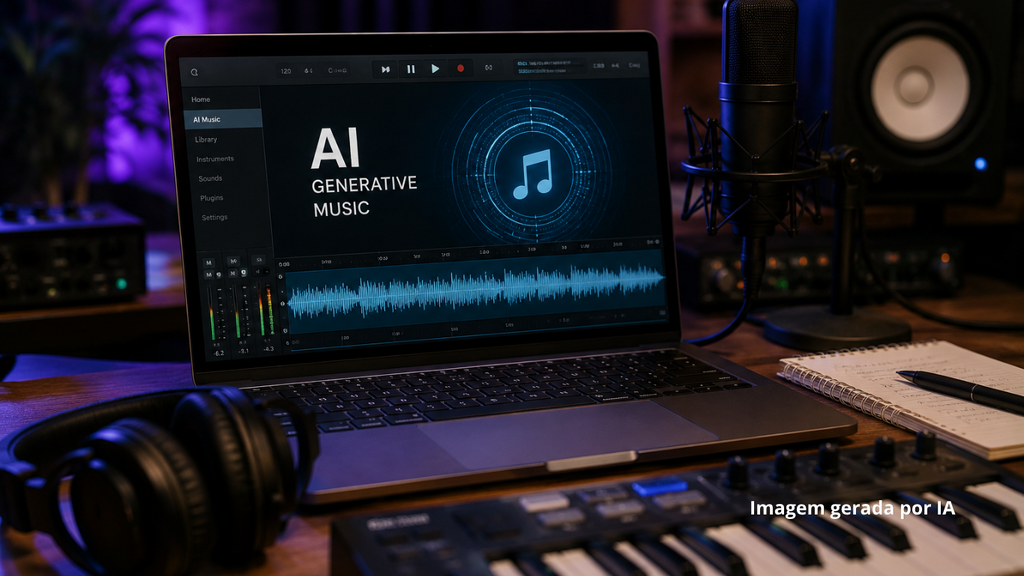 Inteligência artificial já aparece em quase 40% das novas músicas, aponta levantamento