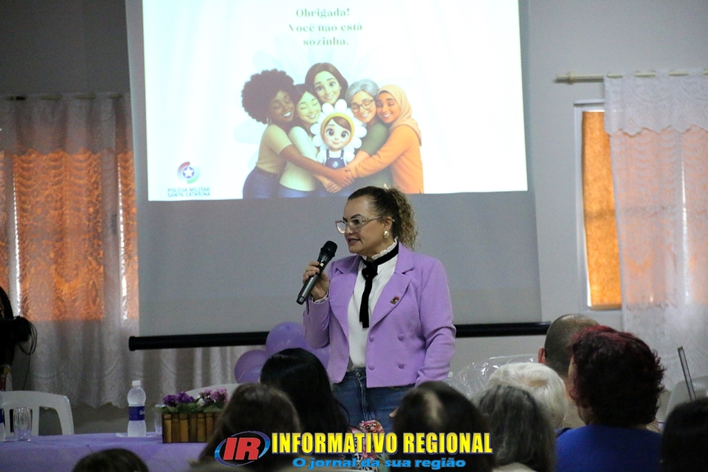 SECRATARIA MUNICIPAL DE ASSISTÊNCIA SOCIAL DE SÃO JOÃO DO SUL PROMOVE PALESTRA ALUSIVA AO AGOSTO LILÁS