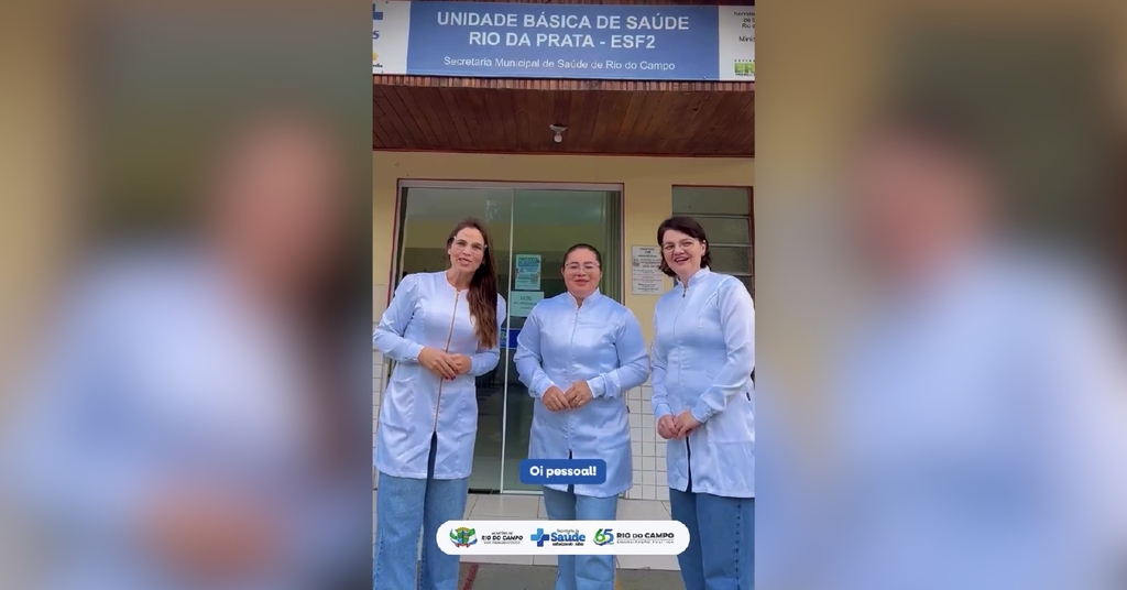 Assista ao vídeo: UBS Rio da Prata faz convite para o Dia D da Multivacinação em Rio do Campo