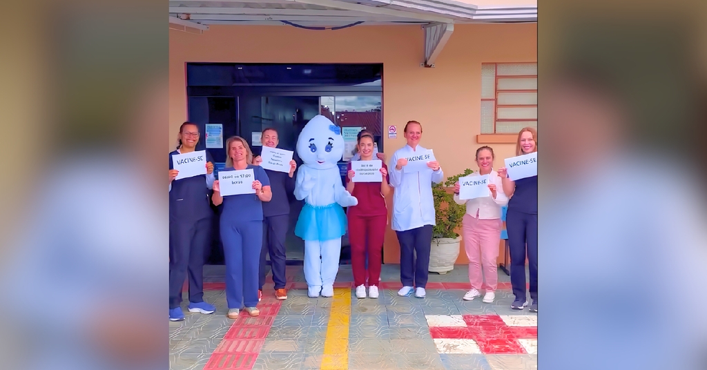 Assista ao vídeo: UBS do Centro entra na trend e convida para o Dia D da Multivacinação em Rio do Campo