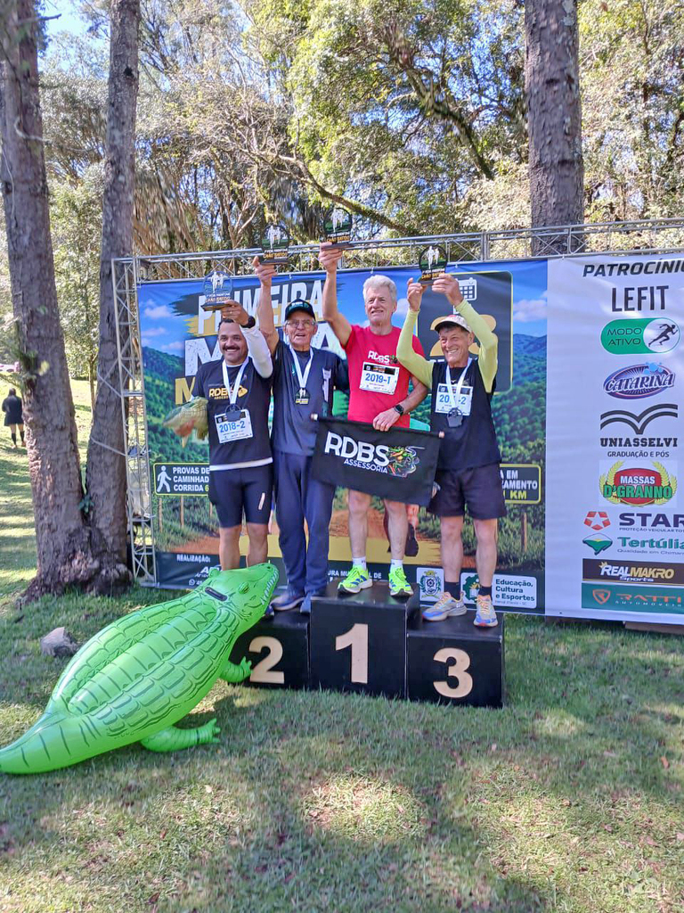 Corredor Ariston Langhi conquista 2ª Lugar na  prova 21 km