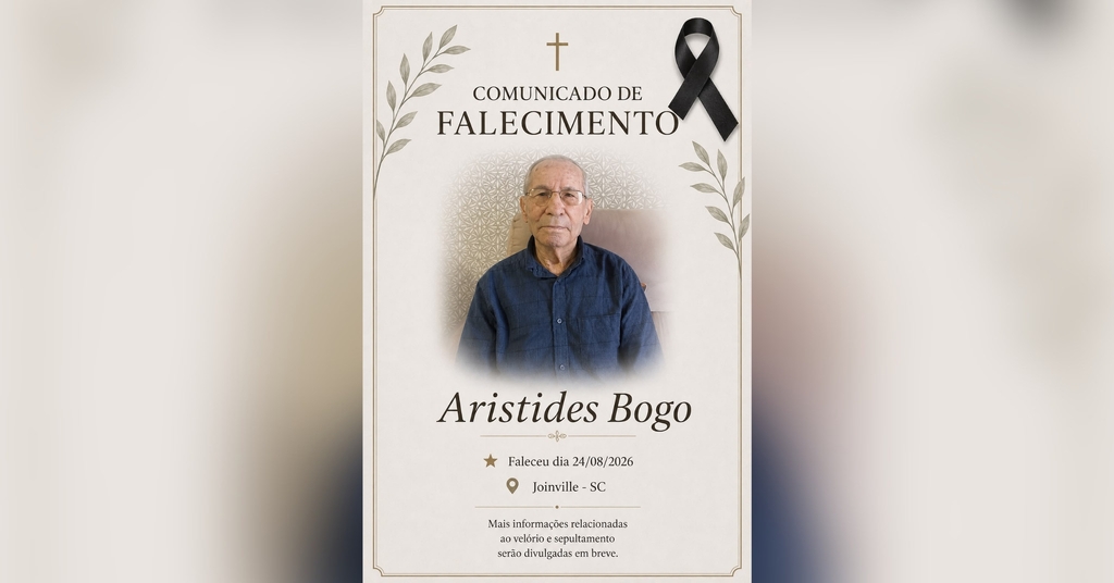 Nota de falecimento: Aristides Bogo, bem conhecido em Rio do Campo, morre aos 85 anos