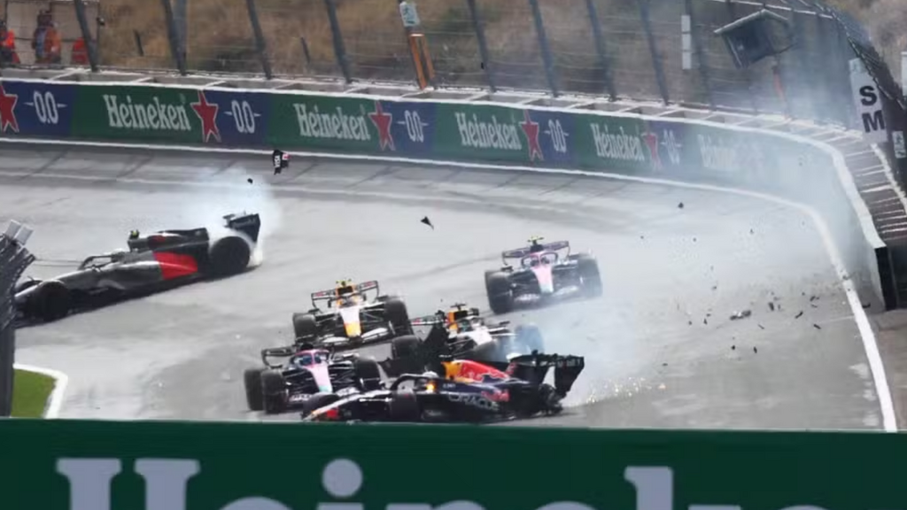 Verstappen bate forte e Bortoleto escapa por pouco de acidente no GP da Holanda