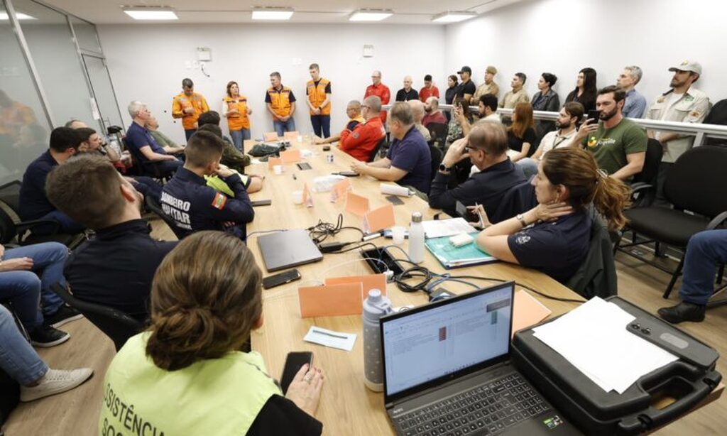 Prefeitura de Joinville conclui simulado que reuniu mais de 300 pessoas em preparação para o El Niño