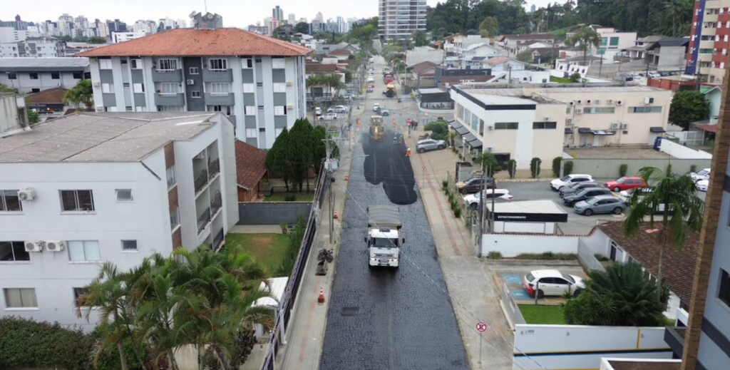 Prefeitura inicia obras de requalificação asfáltica das ruas de acesso ao Hospital Infantil de Joinville