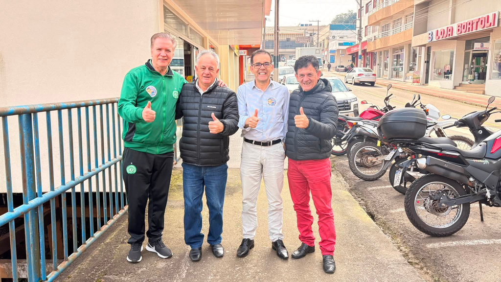 Paulinho da Silva esteve em Capinzal acompanhado do vereador e ex-deputado estadual César Valduga