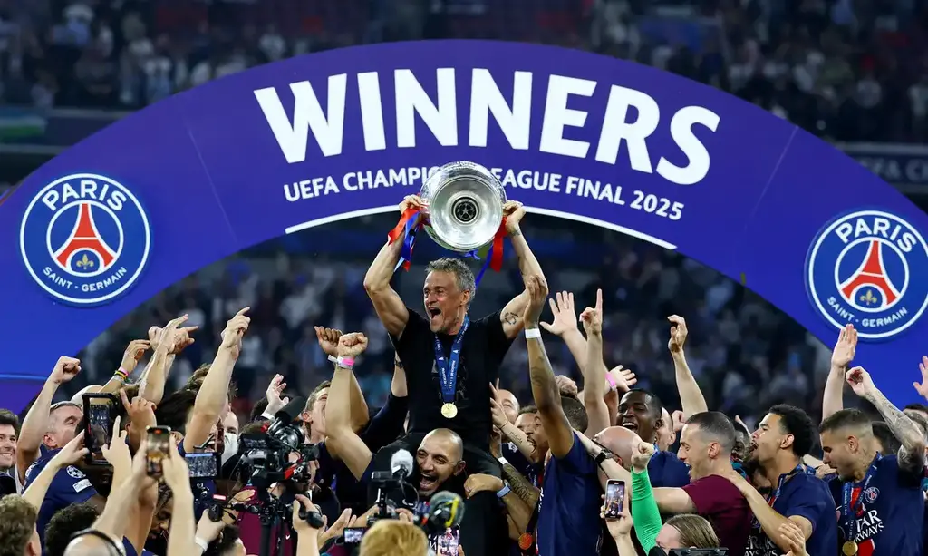 Atual campeão PSG enfrentará Braça e City na Liga dos Campeões 2026/27