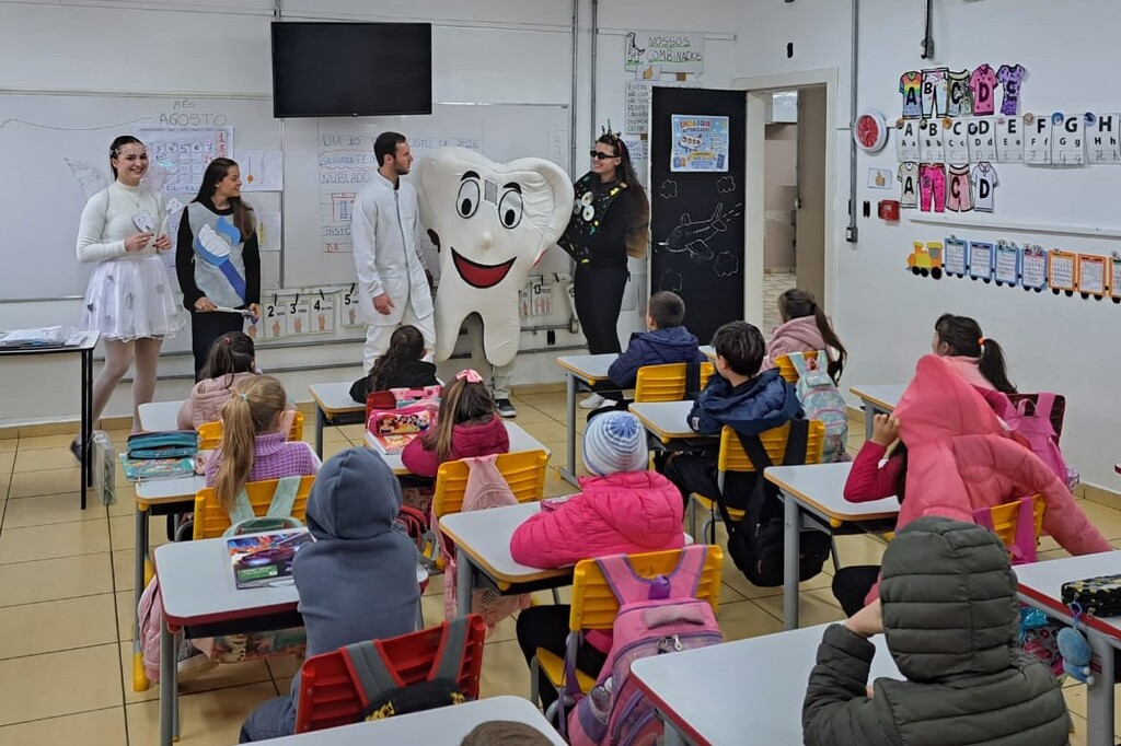 Projeto leva educação e prevenção em saúde bucal a 990 estudantes de Pinhalzinho