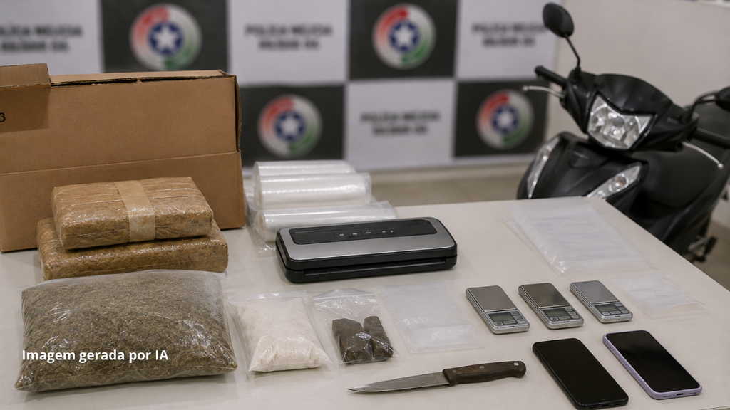 Mulher é presa com quase 22 kg de drogas após investigação em Imbituba