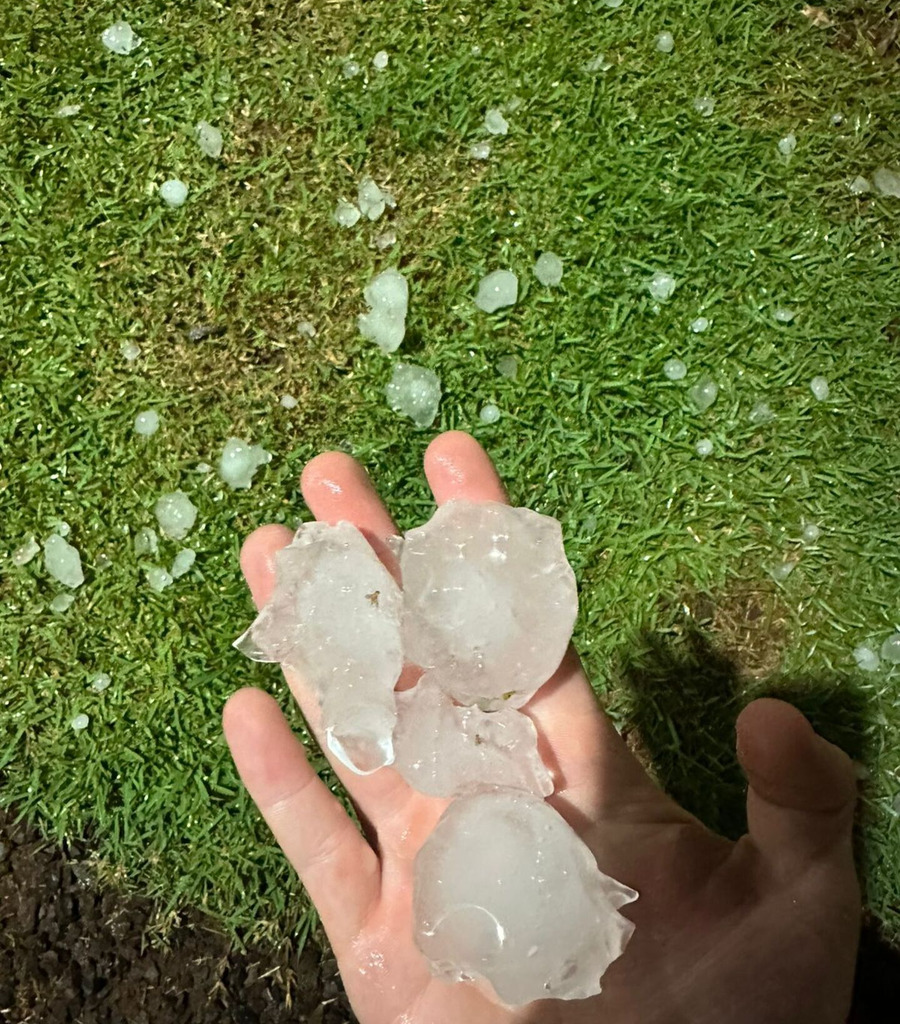Ocorrência de granizo provoca danos em comunidades de Itapiranga